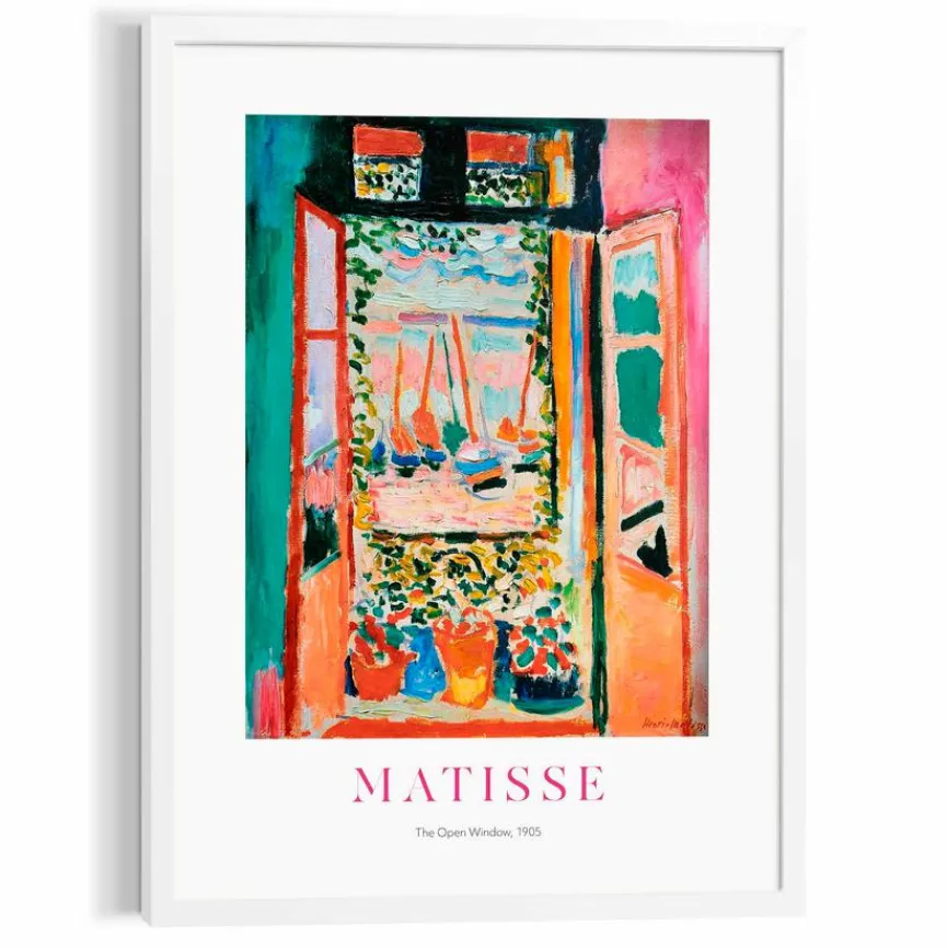 Outlet Wandbild 50 x 70 cm Matisse Window Bilder Mit Rahmen