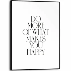 Reinders Bilder Mit Rahmen|Wandbild 30 x 40 cm More Happiness