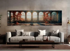 EUROART Wandbild 50 x 180 cm Orangerie III