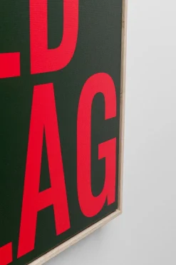 KARE DESIGN Bilder Mit Rahmen|Bilder Nach Themen|Wandbild 40 x 60 cm Red Flag 56791