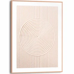 Wandbild 30 x 40 cm Sandy Circles Bilder Mit Rahmen