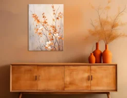 EUROART Wandbild 30 x 40 cm Soft Nature On Grey V