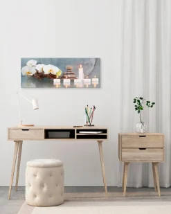 EUROART Wandbild 30 x 80 cm Soft zen VIII