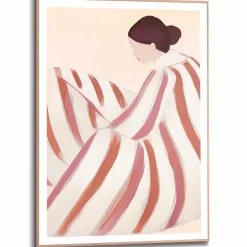 Reinders Wandbild 50 x 70 cm Striped Figure