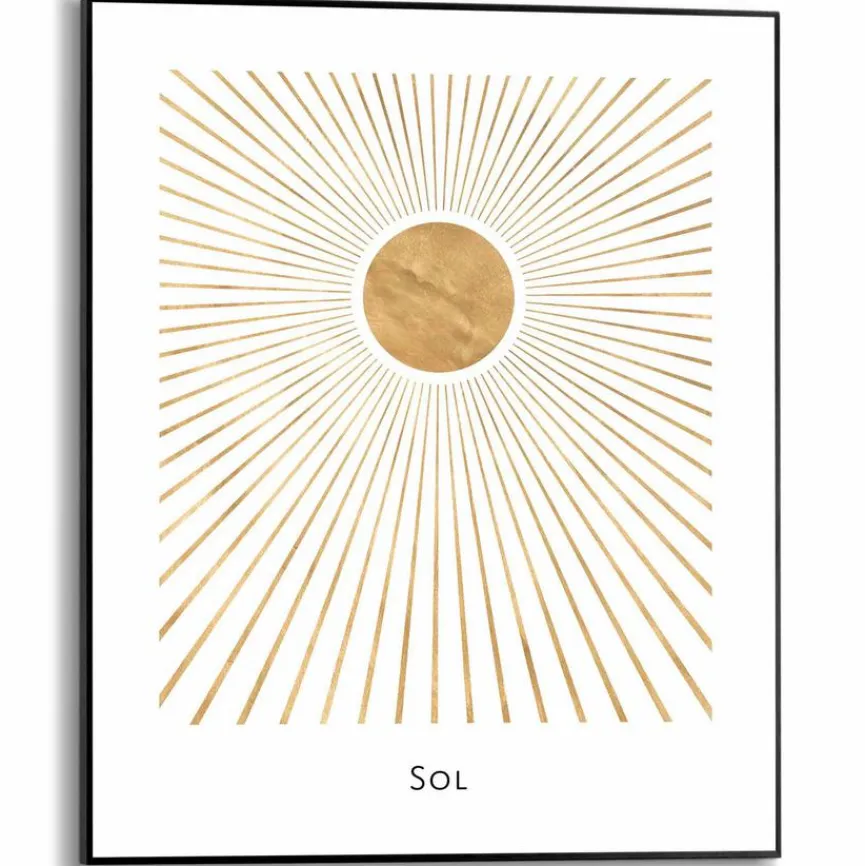 Clearance Wandbild 40 x 50 cm Sun Bilder Mit Rahmen