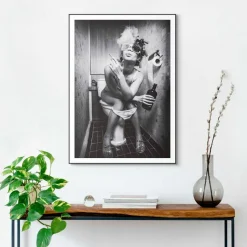 Reinders Bilder Mit Rahmen|Wandbild 50 x 70 cm Toilet Pic