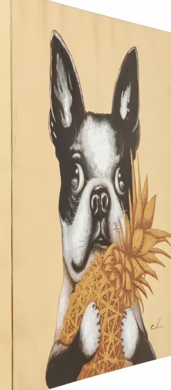 Hot Wandbild 80 x 80 cm Touched Dog Bilder Ohne Rahmen|Bilder Nach Themen