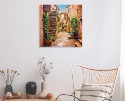 EUROART Wandbild 55 x 55 cm Tuscan Ambience II