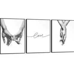 Reinders Bilder Mit Rahmen|Wandbild Loving Hands 3tlg.