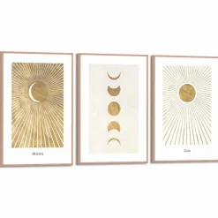 Reinders Wandbild Planet Lights 3tlg.