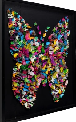 Hot Wandobjekt 120 x 120 cm Fafalla 51628 Wandobjekte|Bilder Mit Rahmen