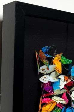 Hot Wandobjekt 120 x 120 cm Fafalla 51628 Wandobjekte|Bilder Mit Rahmen