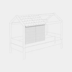 Kinder Paidi Wandpaneel Tiny House 2er Set