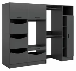 Geräteschränke|Waschmaschinenumbau-Set Lucca