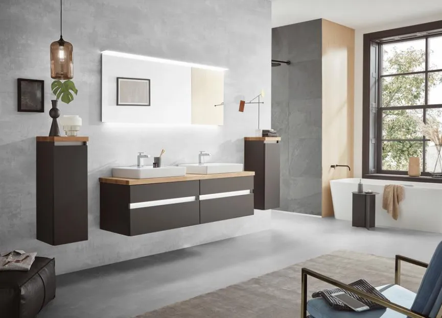 Puris Waschbeckenunterschränke|Waschtischkombination B-Essence