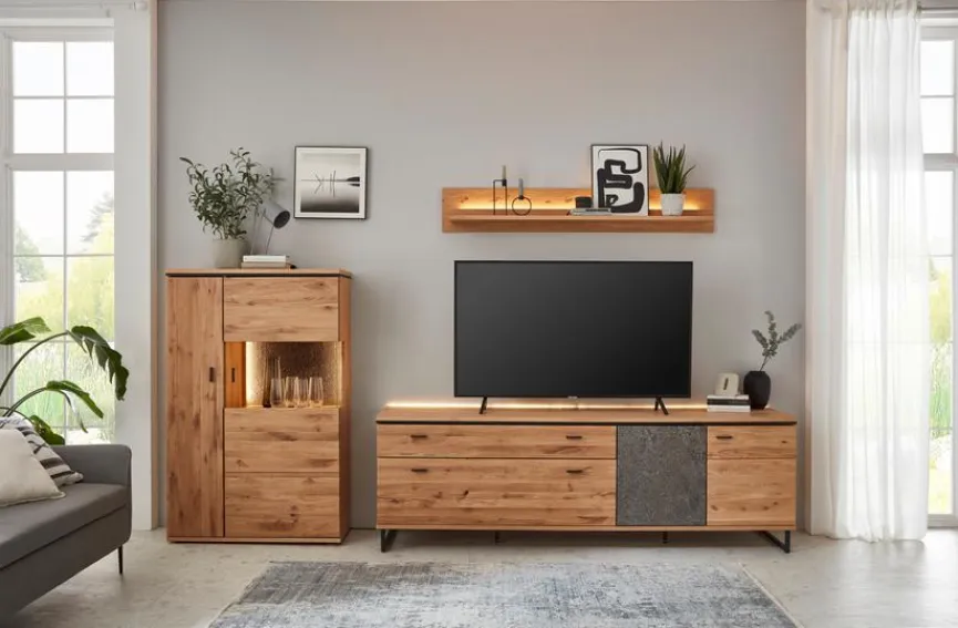 IDEAL Wohnen Wohnwände & Tv-Lowboards|Wohnwand Tunis