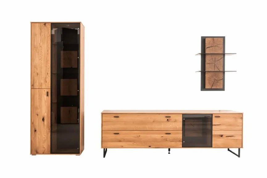 Wohnwand Assini 3tlg. Wohnwände & Tv-Lowboards