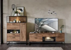 Wohnconcept Wohnwände & Tv-Lowboards|Wohnwand Manhattan 2tlg.