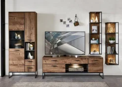 Outlet Wohnwand Manhattan 4tlg. Wohnwände & Tv-Lowboards