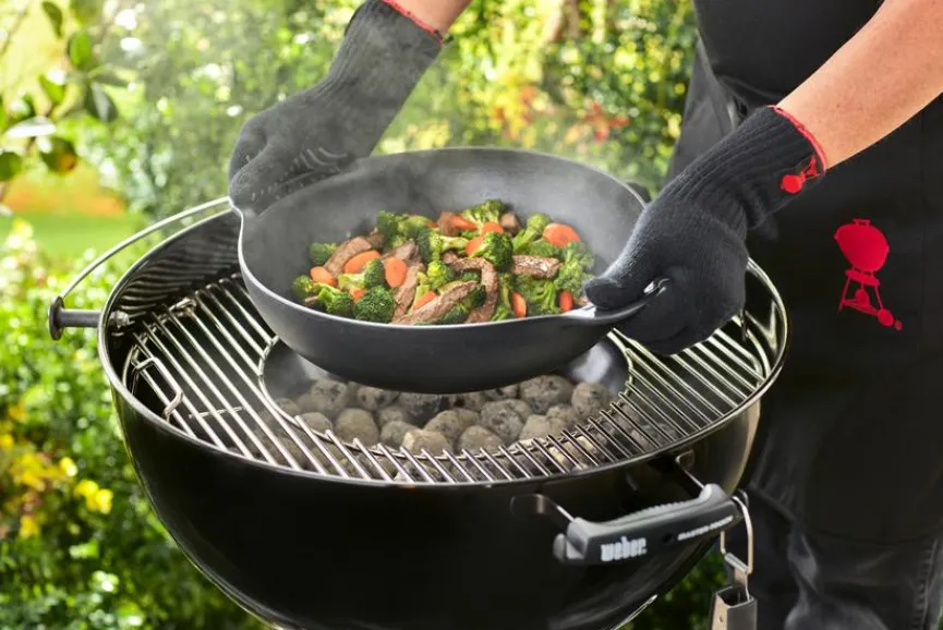 Weber Weber Grills & Grillzubehör|Wok-Set Wok-Set mit Dünsteinsatz